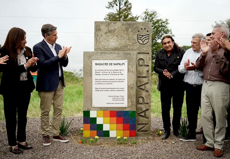 Napalpí: el Gobierno inauguró tótem conmemorativo y ratificó compromiso con la reparación histórica