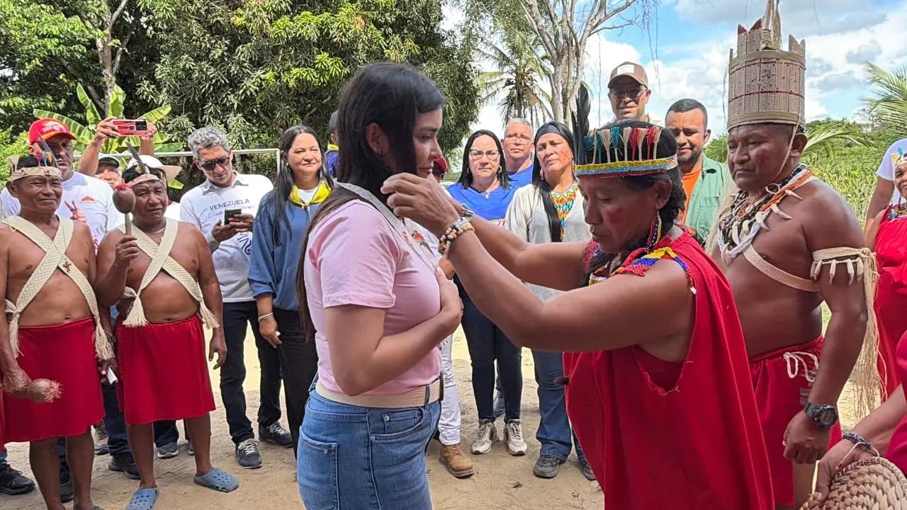 Pueblos indígenas en Venezuela peregrinan contra sanciones de EE.UU.