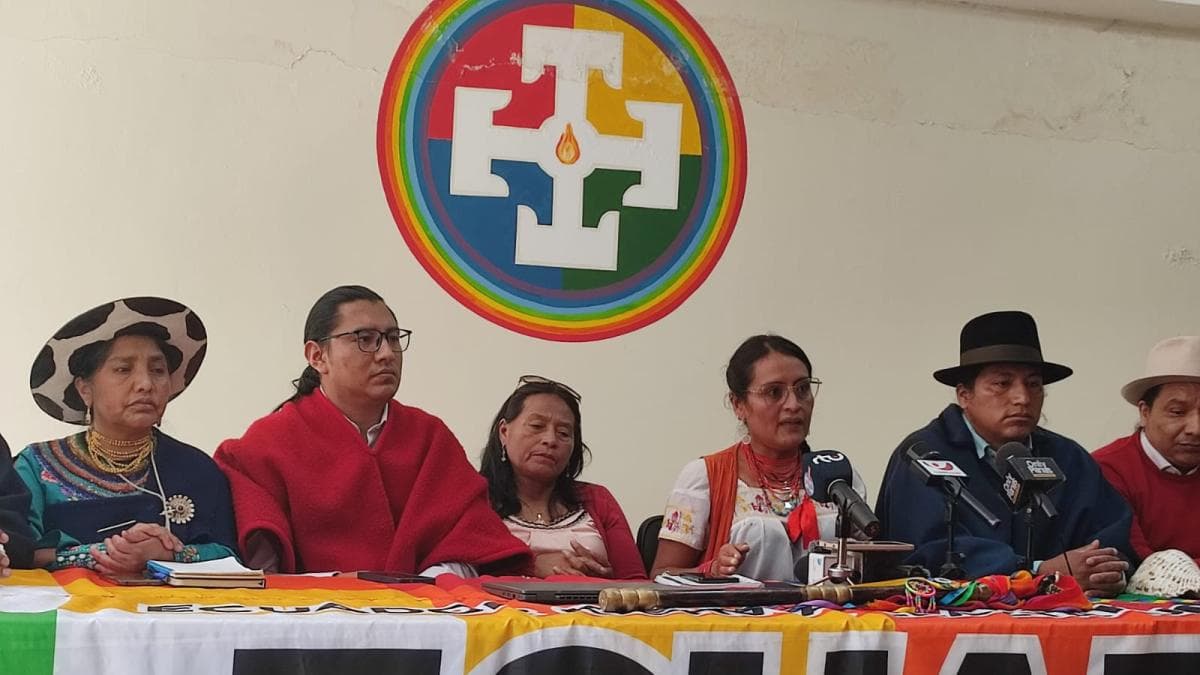 Ecuarunari denuncia bloqueo del Gobierno y alerta un intento de desconocer su existencia legal