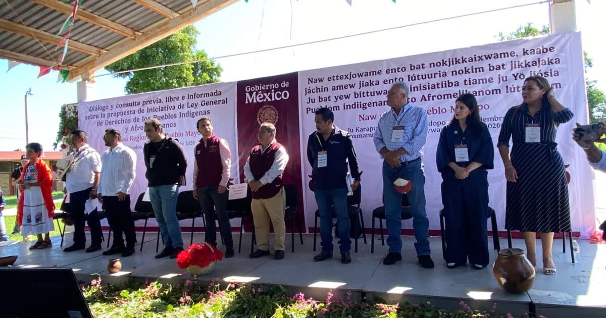 El Fuerte fue la sede de la asamblea regional sobre la Ley de Derechos de los Pueblos Indígenas