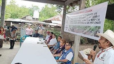 Alcaldesa, cómplice en despojo de tierras a familias tének en Tampamolón: CIOAC