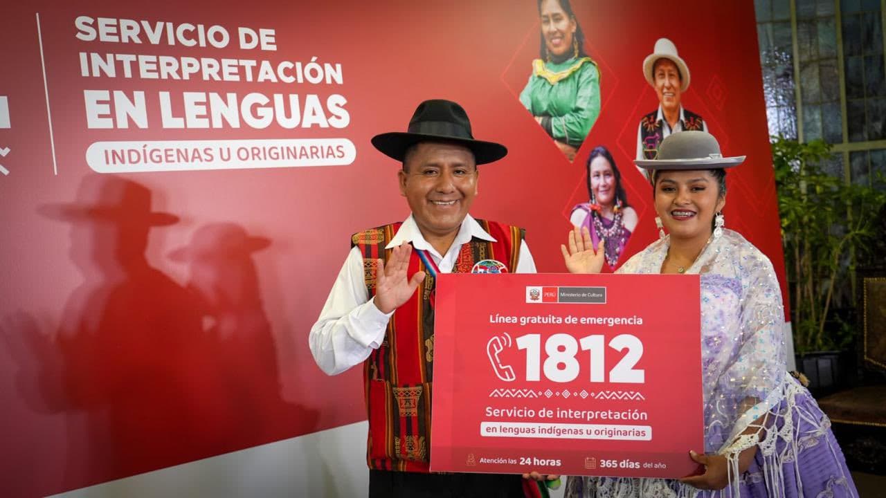 Línea 1812: Servicio telefónico GRATUITO tendrá INTÉRPRETES de lenguas indígenas u originarias