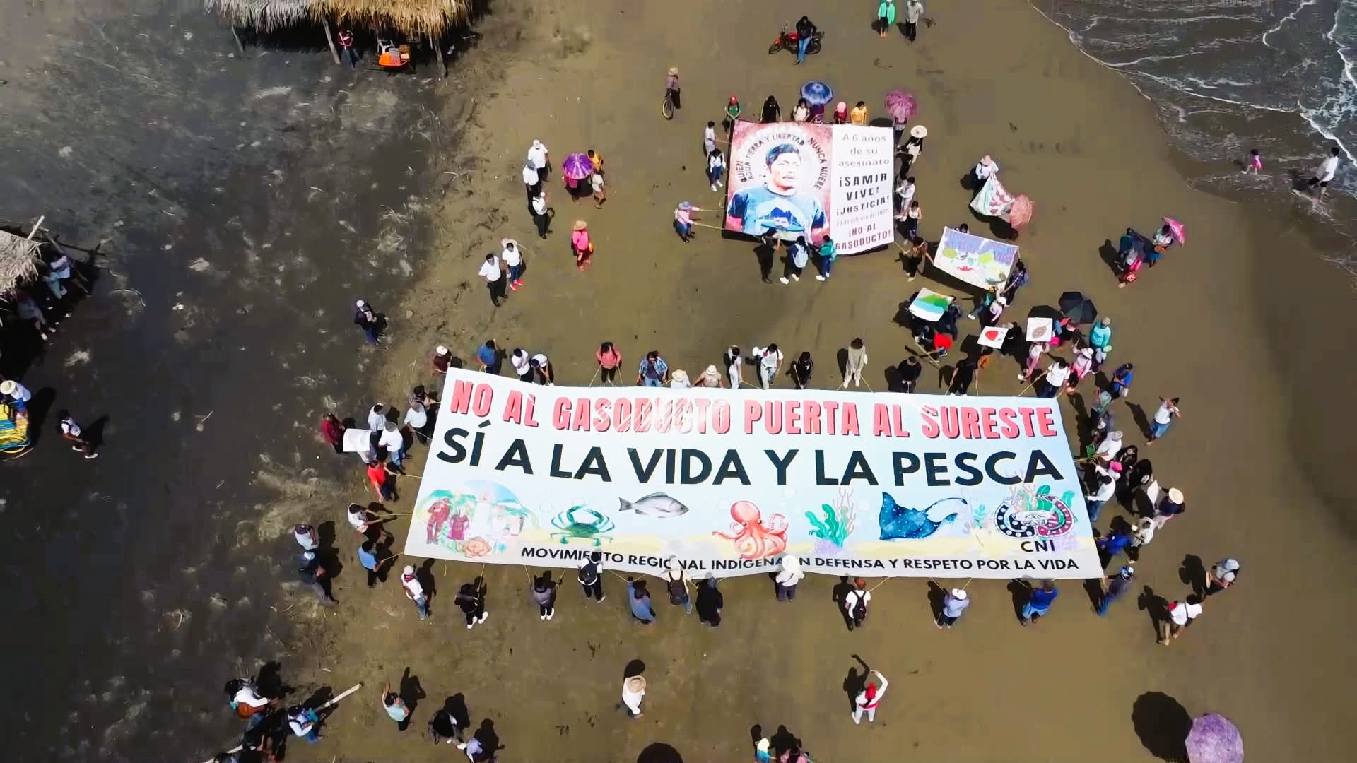 Comunidades indígenas de Pajapan, al sur de Veracruz, claman ayuda por chapopote