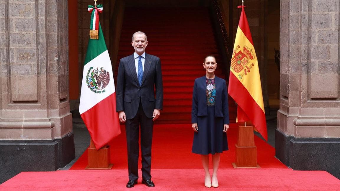 Felipe VI escuchó el planteamiento de Sheinbaum sobre el reconocimiento a los pueblos originarios; creará mesas de trabajo en España