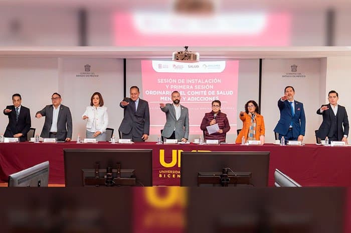 Edoméx instala Comité de Salud Mental y Adicciones para reforzar prevención y atención