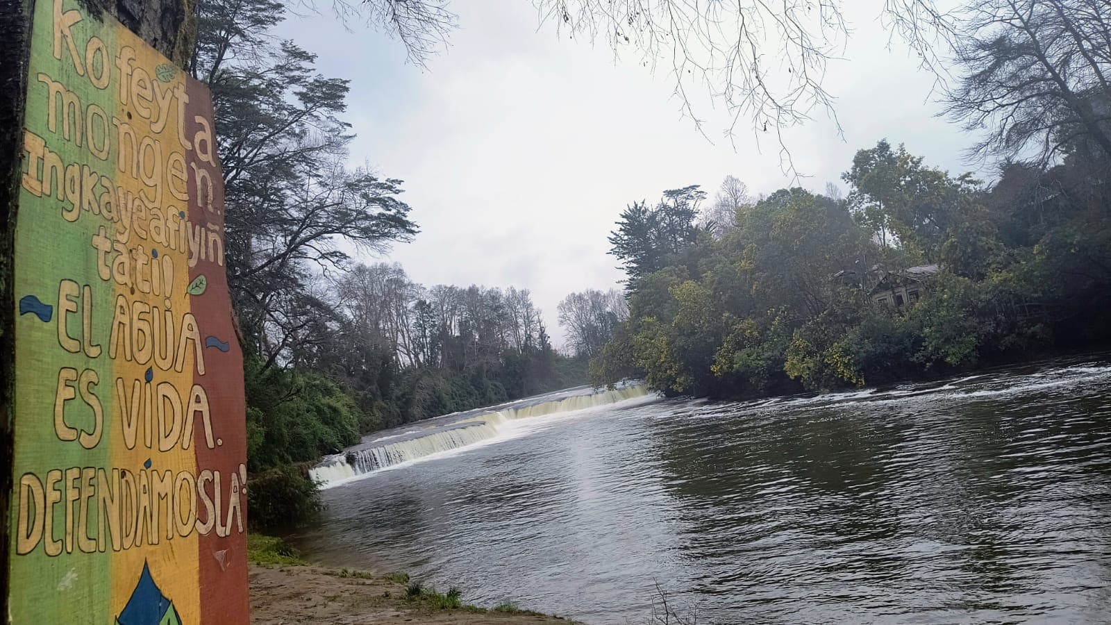 En defensa del Salto Donguil y el territorio Kuzpe Mapu
