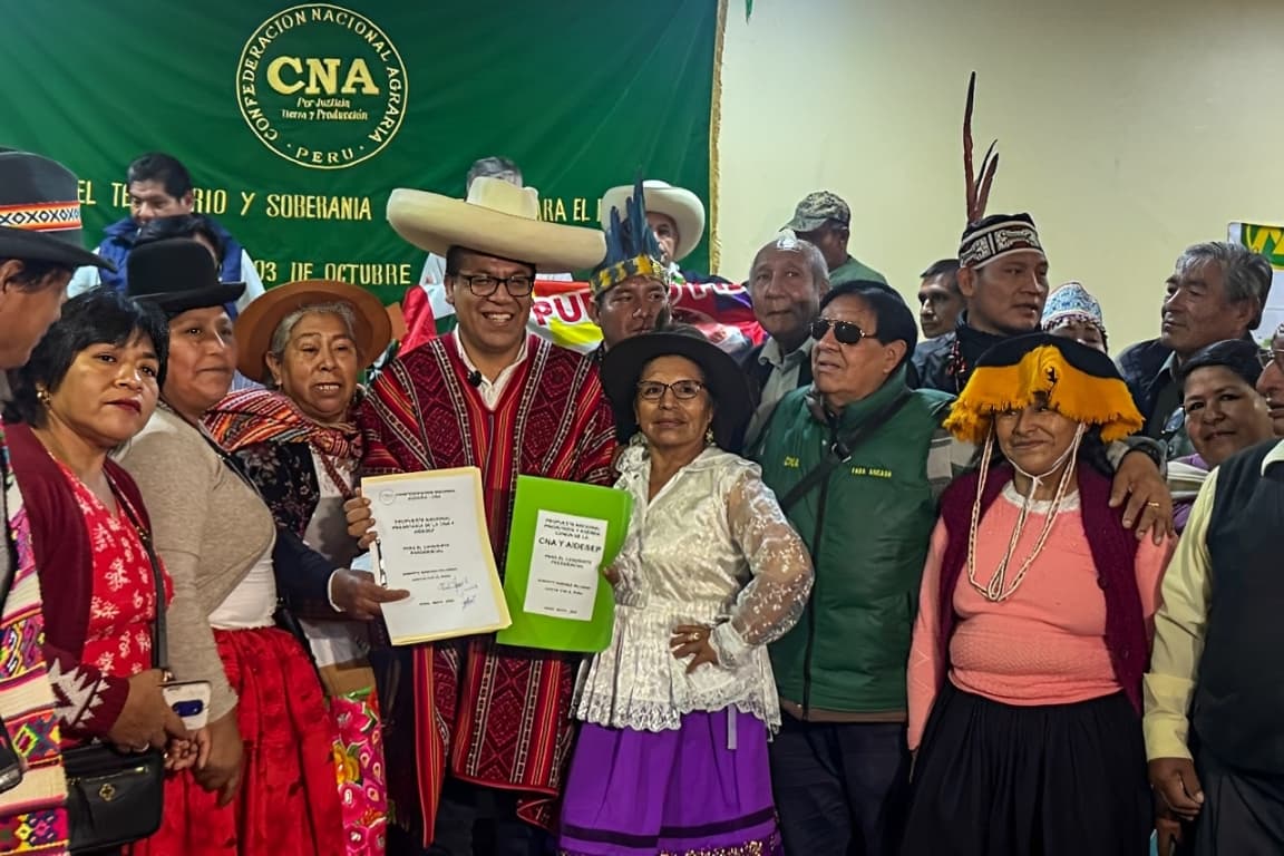 Roberto Sánchez se reúne con pueblos originarios y CNA para consolidar agenda de cara a segunda vuelta