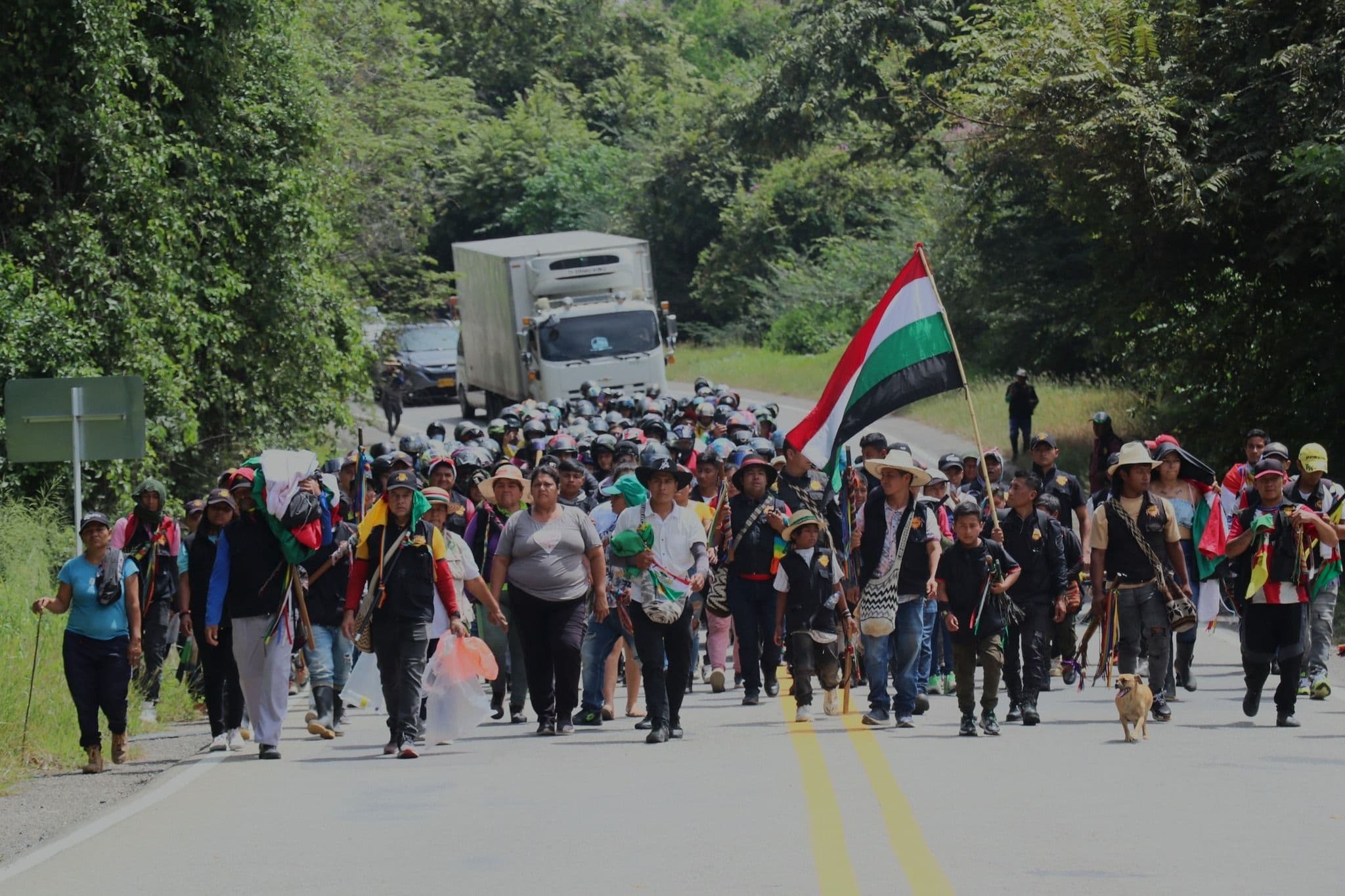 Pueblos indígenas del Huila entran en minga permanente por incumplimiento de acuerdos sobre tierras