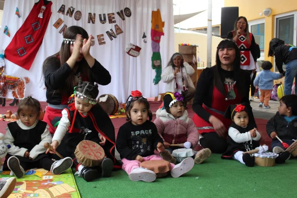 Párvulos de Monte Patria reconocen y valoran a los pueblos originarios
