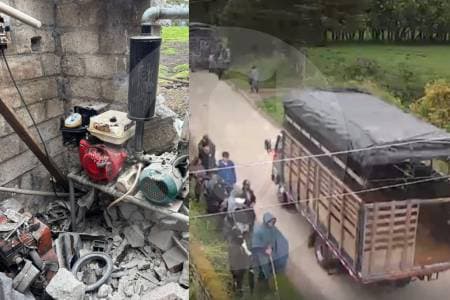 Fotos | Denuncian invasión de indígenas a fincas ganaderas en Nariño; coincidió con visita de Aida Quilcué a ese departamento