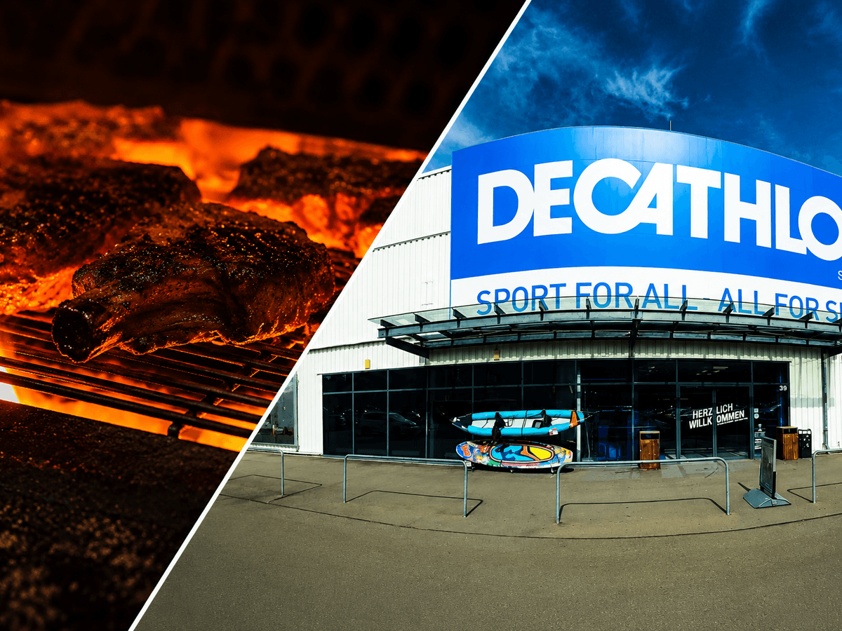 Decathlon tiene la barbacoa plegable que cabe en terrazas pequeñas y se guarda en un rincón cuando termina el verano